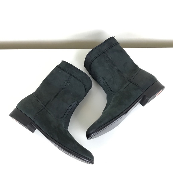 NEW Frye Cara Roper Short Leather Riding Boots - 7 - Picture 6 of 13